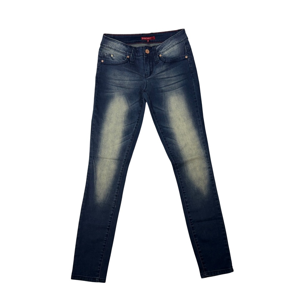 YMI Wannabettabutt Skinny Jeans Dark Wash Blue Denim Low Rise Size 5